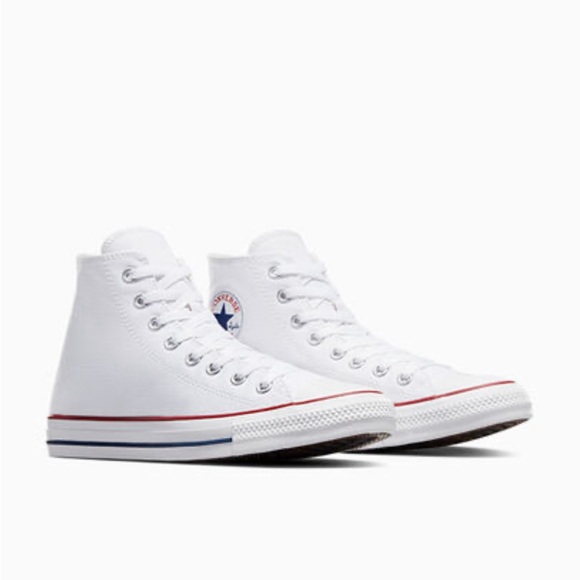 White Chuck Taylor All Star Canvas Converse Sneakers - Picture 2 of 6